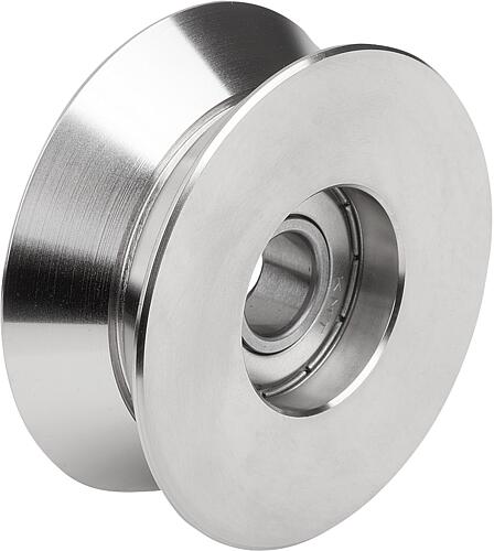 Führungsrollen Stahl Y-Form