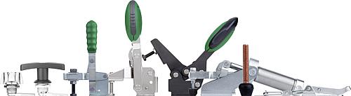 Bedien- und Schnellspannelemente