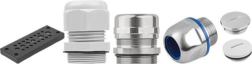 Kabeldurchführungen und Kabelverschraubungen