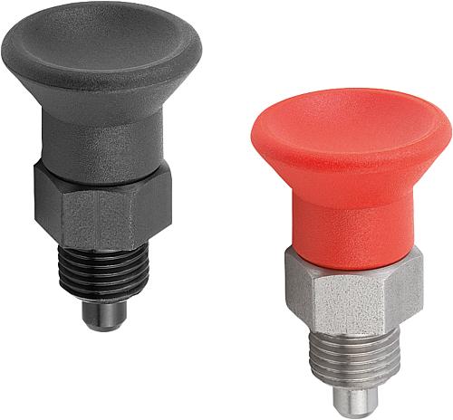 Arretierbolzen Stahl oder Edelstahl kurze Ausfü...