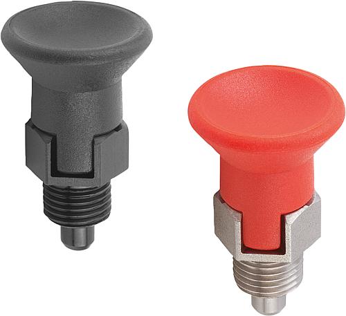 Arretierbolzen Stahl oder Edelstahl kurze Ausfü...