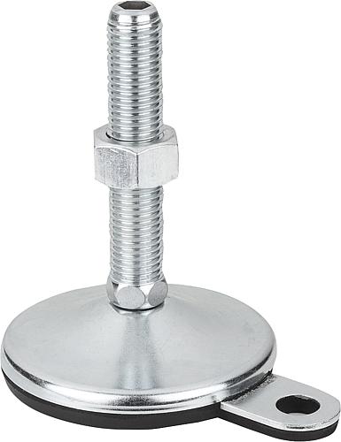 Stellfüße Stahl oder Edelstahl Form D