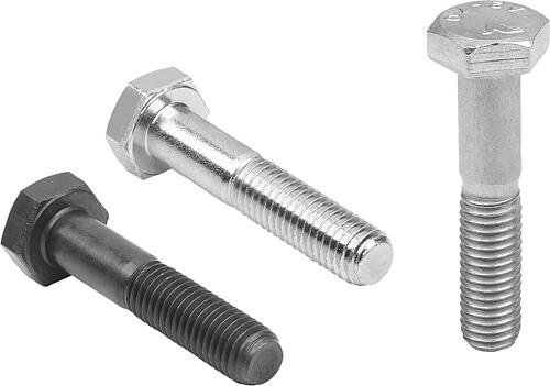 Sechskantschrauben mit Schaft DIN 931/ISO 4014