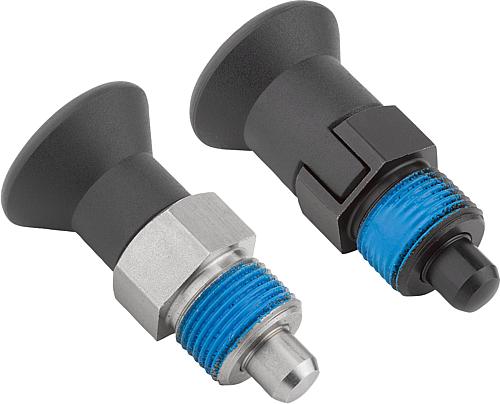 Arretierbolzen Stahl oder Edelstahl kurze Ausfü...