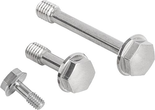 Sechskantschrauben mit Dünnschaft im Hygienic D...