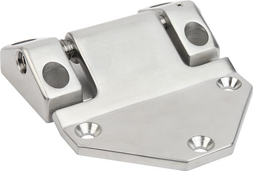 Anschraubscharniere einstellbar Edelstahl