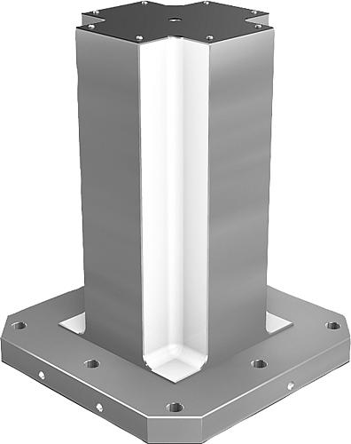 Aufspanntürme Grauguss 4-seitig mit vorbearbei...