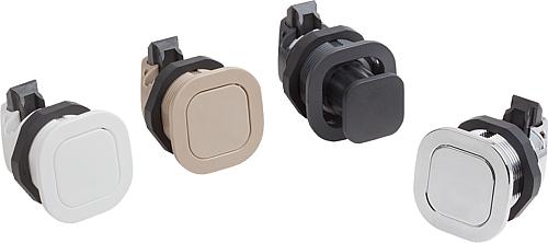 Schnappverschlüsse Kunststoff mit Knopf