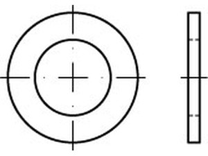 DIN 433 -1 A 2 10,5 A 2 VE=K