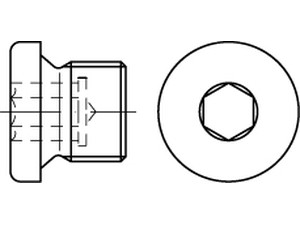 DIN 908 Messing G 3/4 A Ms VE=S