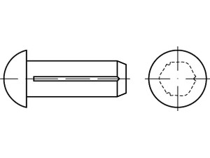 ISO 8746 1.4303 6 x 12 rostfrei A 2 VE=S