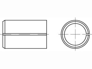DIN 1498 Federstahl EG 50/60 x 50 VE=S