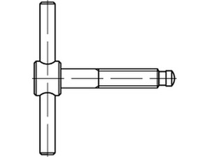 DIN 6304 5.8 EM 20 x 110 brüniert, ohne Druckstück brün VE=S