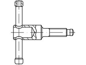 DIN 6306 5.8 DM 20 x 90 brüniert, ohne Druckstück brün VE=S