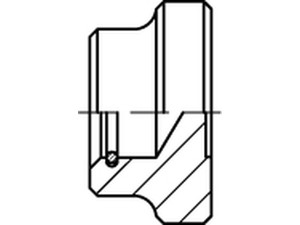 DIN 6311 Stahl S 40 M 20 mit Sprengring VE=S