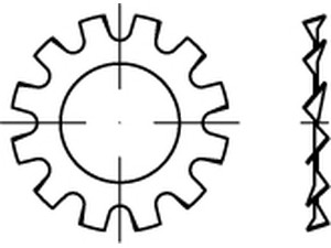 DIN 6797 1.4310 A 10,5 rostfrei VE=K