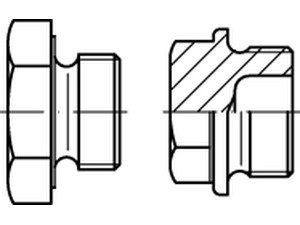 DIN 7604 Stahl C M 52 x 1,5 VE=S