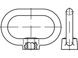 DIN 28129 C35E M 27 galv. verzinkt, AD-W7/1 gal Zn VE=S