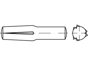 ISO 8741 Stahl 12 x 55 VE=S