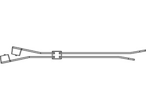 ART 82518 Kabelbinder zur Parallelführ. PA66HIRHS schwarz 7,6 x 380 VE=S