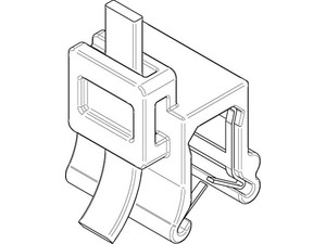 ART 82522 Befestigungsbinder m. Edgeclip PA66HS schwarz 4,6 x 200 S-Q VE=S