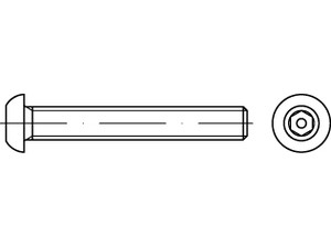 ART 88113 Sicherh.Schr(I7380)A2 M12 x 25 Innensechskant m. Zapfen A 2 VE=S