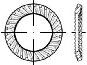 ART 88120 SCHNORR - Scheiben 1.4301 S 20 A 2 VE=K
