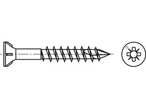 ART 88190 SPAX A 2 3,5 x 40/23 -Z2 Glasleistenschraube / CUT-Spitze A 2 VE=S