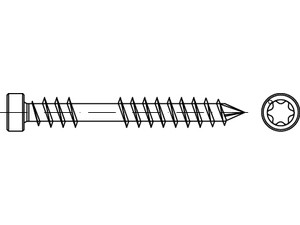 ART 88192 SPAX-D A 2 5 x 80/33 -T25 ZYLKO, T-STAR plus m. CUT-Spitze A 2 VE=S