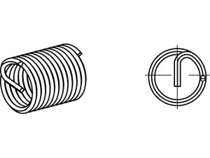 ART 88331 AMECOIL Gew.-einsätze A 2 AM 24 x 2 x 48 A 2 VE=S