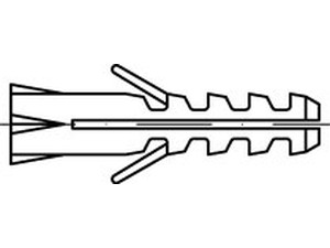 ART 88506 FISCHER-Dübel Kunststoff M 12-S VE=S