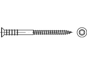 ART 88515 FISCHER-Justierschraube JUSS St. verzinkt JUSS 6 x 145/T25 VE=S