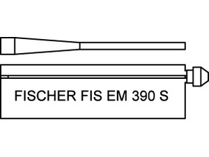 ART 88522 FISCHER FIS EM 390 S 1 Stk. = 1 Kartusche + 2 Mischer VE=S