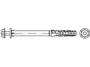 ART 88542 FISCHER-Rahmendübel SXR 10 x 180 FUS A4 VE=S