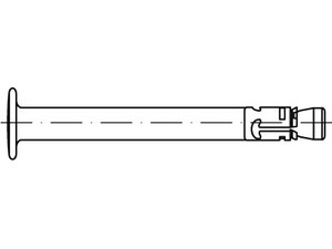 ART 88546 FISCHER-Nagelanker m. Nagelkopf FNA II 6 x 30/120 VE=S