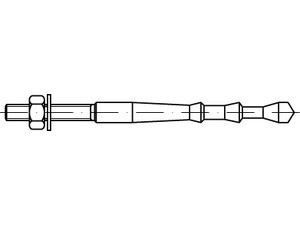 ART 88579 FISCHER-Highbond-Anker St. Zn FHB II-A L M 24 x 210/ 50 VE=S