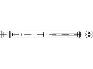 ART 88680 FISCHER Met.-Rahmendübel F-M Stahl gal Zn F 10 M 202 VE=S
