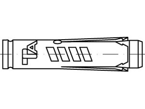 ART 88683 FISCHER Schwerlastdübel St., galv. verzinkt TA M 12 VE=S
