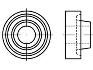 ART 88917 EPDM-Dichtungen für Stockschr. schwarz für M 10 und M 12 EPDM VE=S