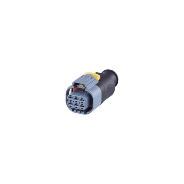 E12847: AMP-Steckverbinder; IP 65; IP 67; (Gegenstecker gesteckt)