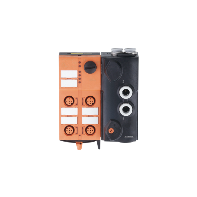 AC5287: AS-i Pneumatikmodul; 108 x 85 x 50 mm; AirBox 5/2 2DI-Y IP67; Steckverbi
