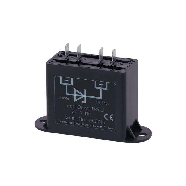 EC2016: Load-Dump-Modul; 69 x 96 x 33 mm; Steckverbindung; Zulassung CE; UKCA