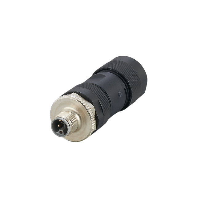 E12673: Konfektionierbarer Stecker; L-codiert; IP 67; Vergoldete Kontakte ja
