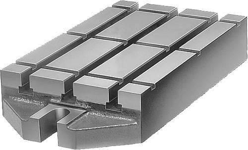 GRUNDPLATTE MIT T-NUT 710X400X63 GRAUGUSS, A=14