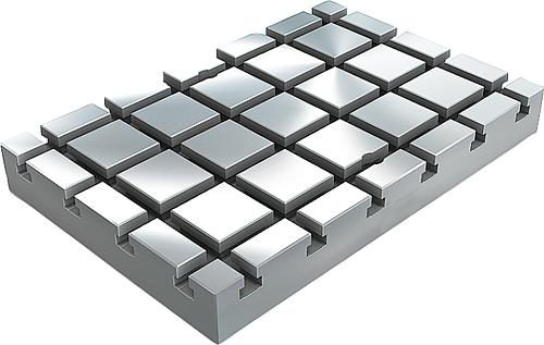 GRUNDPLATTE MIT T-NUT, FORM:C L=1200, B=600, H=75, BN=18, GJL300