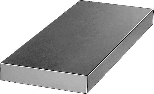 PLATTE RECHTECKIG L=800 250X40 ALUMINIUM