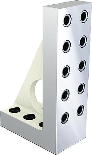 AUFSPANNWINKEL MIT RASTERBOHRUNGEN, EINSEITIG, FORM:B L=100, B=280, H=500 GJL300