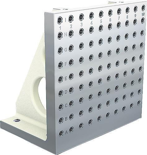 AUFSPANNWINKEL MIT RASTERBOHRUNGEN, EINSEITIG, FORM:B L=800, B=525, H=800, H1...