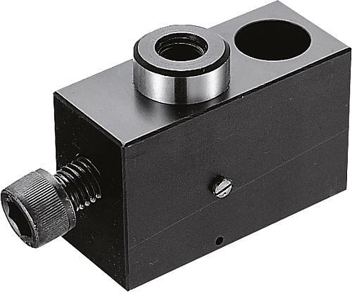 ABSTÜTZELEMENT MIT DRUCKBOLZEN, M12, H1=47, F=9000, VERGÜTUNGSSTAHL BRÜNIERT,...