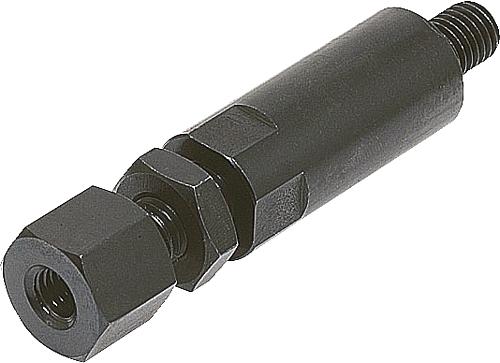 STÜTZE VERSTELLBAR M16X24 D=32 A=95 VERGÜTUNGSSTAHL